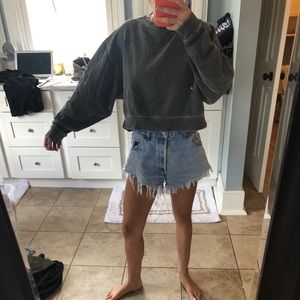 Free People cropped crew neck.